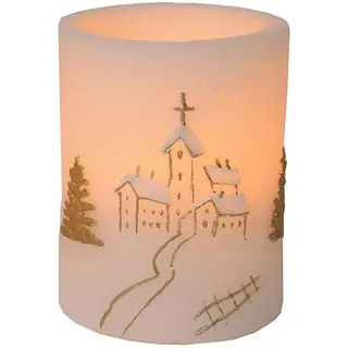 STAR TRADING LED-Kerze 067-44 Best Season Wachskerze Kirche mit Timer ww