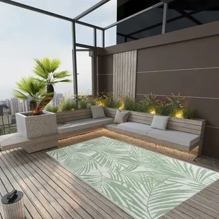 vidaXL Arakil Outdoor-Teppich 160 x 230 cm Grün