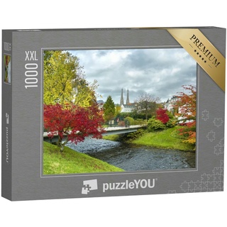 puzzleYOU Puzzle Stadtlandschaft in Baden-Baden, Deutschland, 1000 Puzzleteile, puzzleYOU-Kollektionen Baden-Baden