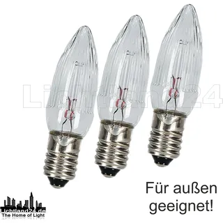 EGB Topkerzen E10 46V 3W Außen warmweiß