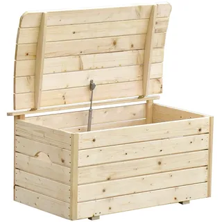 TIMBELA Aufbewahrungsbox 80 x 50 x 47 cm 1-tlg. beige