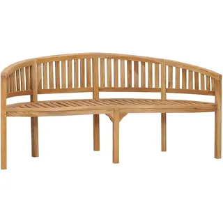 vidaXL Bananenbank 180 x 64 x 32 cm Braun