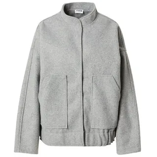 Noisy May Halston Bomberjacke - Light Grey Melange - M