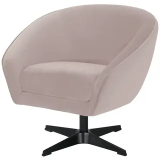 Switch Drehsessel Roma Mikrofaser 80 x 75 x 80 cm rosa/pink drehbar