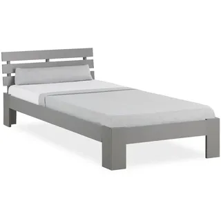 Homestyle4u 90 x 200 cm Grau