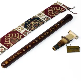 Armenisches Duduk Musikinstrument weiß apricot Holz Armenische Oboe Balaban Woodwind Instrument – Geschenk National Fall spielen Anleitung
