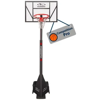 Hudora Basketballständer Competition Pro Schwarz 230 - 305 cm