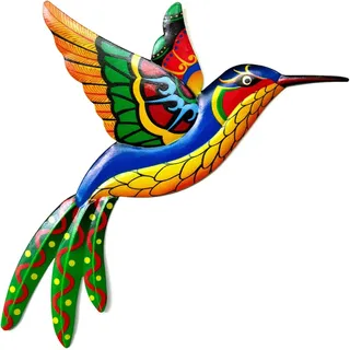 Kolibri-wanddeko Aus Metall – Vogel Aus Schmiedeeisen – Wandbehang