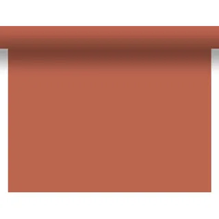 DUNI 3 in 1 Tischläufer Tisch-Decke Platz-Sets Dunicel MANDARIN ORANGE Tisch-Deko Dekoration für Hochzeit Geburtstag Taufe Konfirmation Kommunion & Feiern aller Art blanko uni Tischwäsche 4,8m