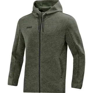 Jako Premium Kapuzenjacke Damen khaki meliert 34