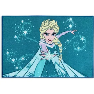 Nada Home Rutschfester Teppich für Kinderzimmer Disney Frozen Elsa 80 x 120 cm 4947