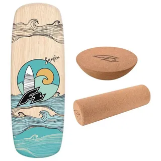 F2 Balance Board Pill 86x30cm Braun