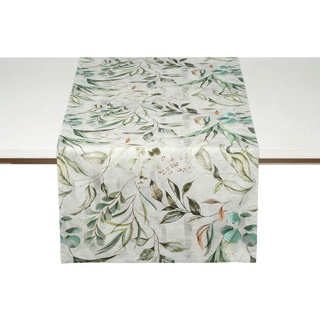 Pichler Tischläufer Mavi, Grün, Textil, rechteckig, 50x150 cm, Wohntextilien, Tischwäsche, Tischläufer