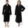 Bademantel Homewear Velours Schwarz M