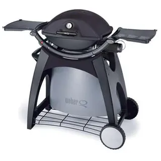 Weber Griller  Q220 Black Line Premium mit Rollwagen