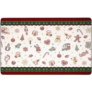 Villeroy & Boch Kuscheldecke 100 x 150 cm Beige/Rot