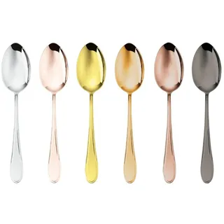 Sambonet Mokkalöffel 6 St. Edelstahl Multicolor