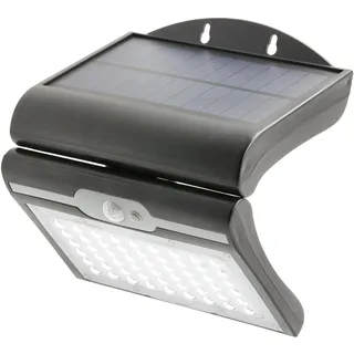 Gtv Solarleuchte Solarzelle 50 W 300lm inkl. Bewegungs/Dämmerungssensor schwarz