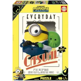 Educa - Puzzle 1000 Teile Minions Fuer Erwachsene | Hochwertiger Praezisionszuschnitt mit makelloser Passform dazu obendrein | Ab 14 Jahren (20589)