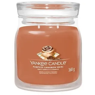 Yankee Candle Pumpkin Cinnamon Swirl Duftkerze 368 g bronze