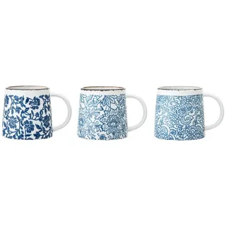 Bloomingville Kaffeetasse 0,45 l Blau 3 St.