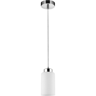 SPOT Light Pendelleuchte BOSCO, ohne Leuchtmittel, Hängeleuchte,zeitlos, elegante Optik, Hochwertiger Schirm aus Glas weiß