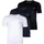 T-Shirt schwarz/blau/weiß S