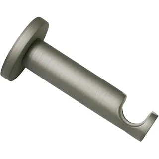 GARDINIA Vorhangstange Träger 1-läufig Ø 19 mm 9 cm Silber