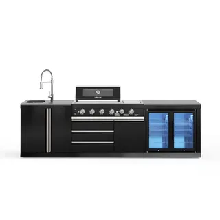 BB-M2 Outdoorküche | 8-Brenner Gasgrill | Cool-Duo | Prep