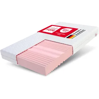 FDM Matratze 120x200 cm Härtegrad H3 H4 Höhe 20 cm Kaltschaummatratze Doppelseitige Rollmatratze HR-Schaum 7 Komfortzonen mit Hypoallergenem Waschbarem Jersey Bezug Oeko-Tex Verdura MAX Double