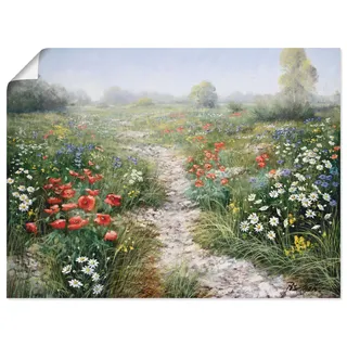 Wandbild ARTLAND "Dichte der Natur", grün (farbe bild(er): grün), B:80cm H:60cm, Bilder, als Leinwandbild, Poster in verschied. Größen