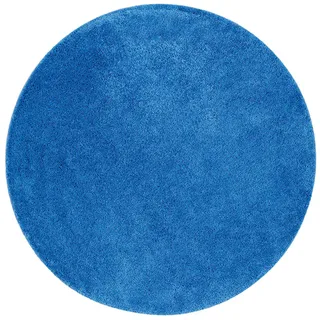 Snapstyle Palace Hochflor Shaggy Teppich 200 x 200 cm Blau