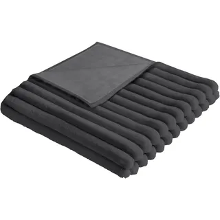 Westfalia Schlafkomfort Vita Bettüberwurf 80 x 150 cm Grau