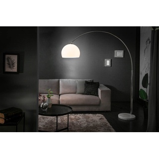 riess-ambiente Bogenlampe LOUNGE DEAL 175-205cm weiß, ohne Leuchtmittel, Wohnzimmer · Metall · verstellbar · Modern Design