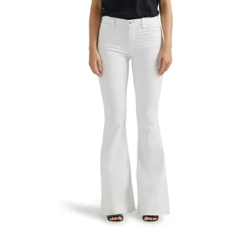 Lee Legendary Mid Rise Flare Jeans für Damen, Helles Weiß, 42 - 42