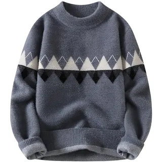 Herren Baumwoll Rollkragenpullover - Rollkragenpullover Merinowolle Herren Grobstrickpullover Winter Pullover Warm Herrenkleidung Winter Wollpullover Pullover Für Männer Turtleneck Business Jumper