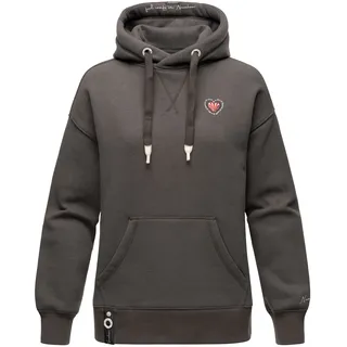 NAVAHOO Damen Kapuzensweatshirt Stylischer Damen Hoodie im Oversize-Look Goldfee
