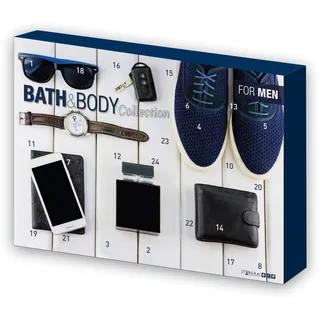 itenga Adventskalender für Männer und Jungen gefüllt Bath & Body for Men - abwechslungsreicher Kosmetik- Inhalt für Körperpflege, Hautpflege & Badespaß, verführerische Düfte...