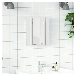 vidaXL Spiegelschrank 40 cm weiß