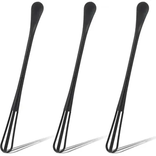 3 Mini-schneebesen, Tragbar, Aus Kunststoff, Küchenutensil Zum Mischen Von Zutaten Und Soßen, Zum Schlagen Von Eiern Und Zum Rühren