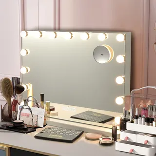 Costway Schminkspiegel mit LED Beleuchtung