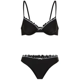 lscn by lascana Bügel-Bikini Damen Schwarz 38 Cup B