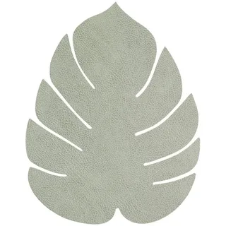 LIND DNA Platzset HIPPO Tischset Monstera Leaf L olive green 42 x 35, Table Mat L Monstera Leaf Hippo Olive Green grün