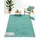 CARPETFINE Gabbeh Uni auch als Läufer und Rund erhältlich blau türkis B 200cm H 15mm L 250cm Wolle Teppiche reine Wolle handgewebt Gabbeh Loom Tiermotiv große Farbauswahl