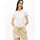 Tommy Kurzarmshirt TOMMY JEANS TJW SLIM LINEAR SS TEE Damen Gr M 38 weiß ancient weiß Jersey Obermaterial 100 Baumwolle unifarben Rundhals Shirts