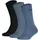 Unisex Kinder Crew Socken Denim Blue 31-34 EU