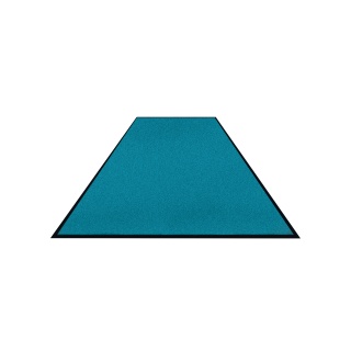 Schmutzfangmatte Colorstar, seeblau, waschbar, glatter Rücken 7460200200150-C21 , Maße (B x T): 200 x 200 cm