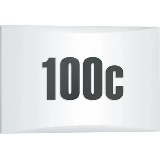 Steinel LED Außenleuchte LN 1 N Glas, Kunststoff 56 x 300 x 195 mm inkl. Hausnummer weiß