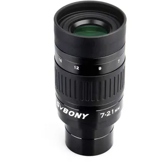 Svbony SV135 Teleskop Okulare Zoom, 1.25 Zoll 7-21mm Zoomokular mit FMC Green Film, Teleskopzubehör Planetenokular Anfänger für Planet Mond Astronomische Beobachtung
