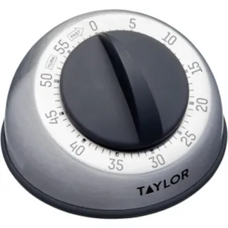 Taylor Pro Küchen Timer Edelstahl 60 Minuten